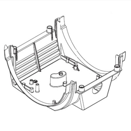 Titan 0524532 Lower housing